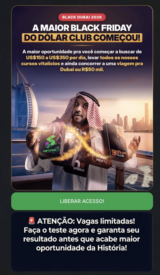 Entrada da Black Dubai