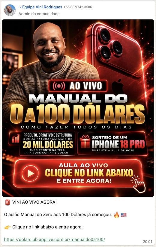 Grupo · 20h01 · ao vivo