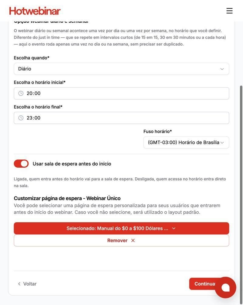 Etapa 2 · Webinar